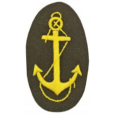 Нарукавный знак рядового и сержантского состава морской пехоты ВМФ СССР, обр.1943 г.
